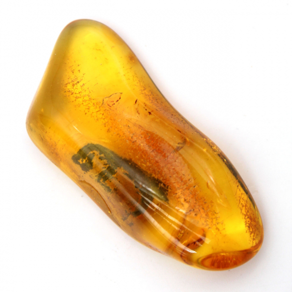 Ámbar amarillo fósil del Báltico: auténtico guijarro