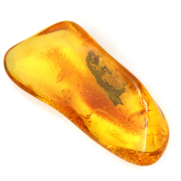 Ámbar amarillo fósil del Báltico: auténtico guijarro