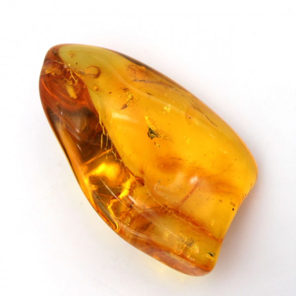 Guijarro de ámbar amarillo – Ejemplar báltico, artículo auténtico