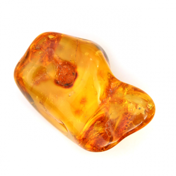 Piedra pequeña de ámbar amarillo – Objeto de colección fósil