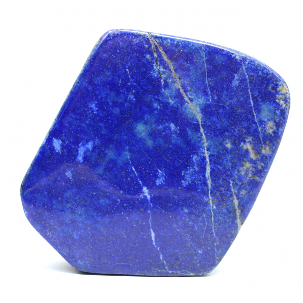 Bloque decorativo de lapislázuli pulido procedente de Afganistán.