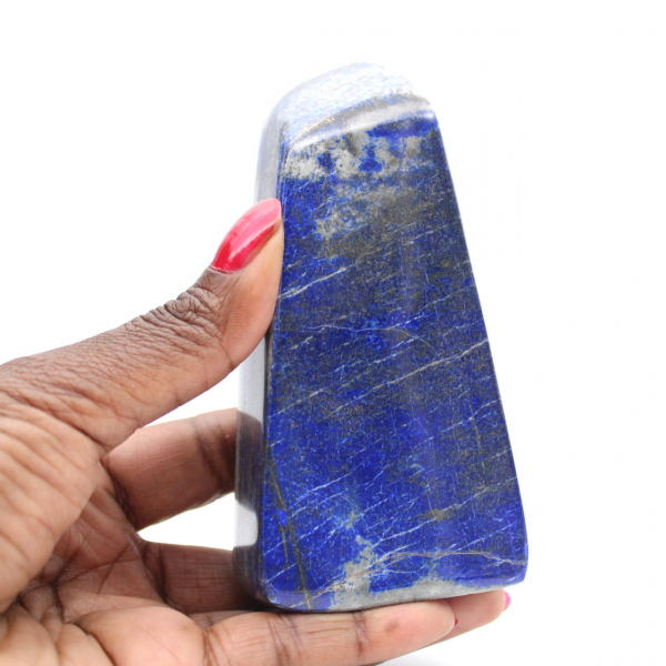 Piedra decorativa lapislázuli pulido Afganistán