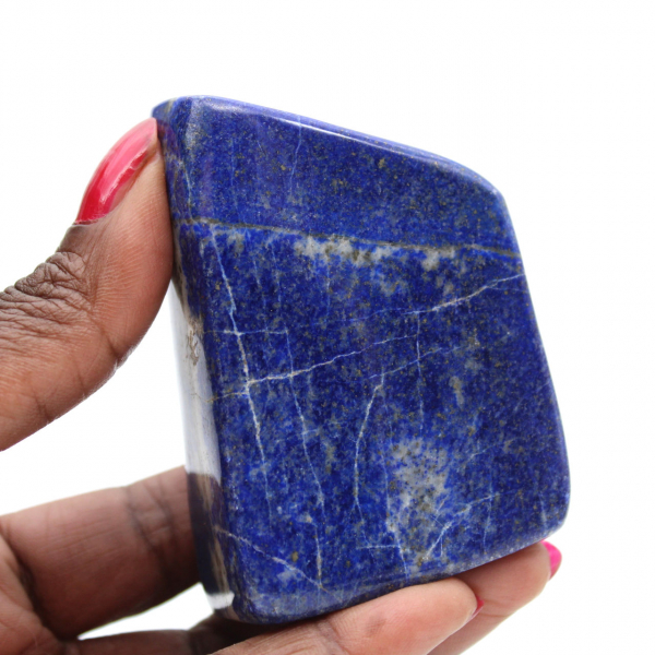 Bloque decorativo de lapislázuli pulido