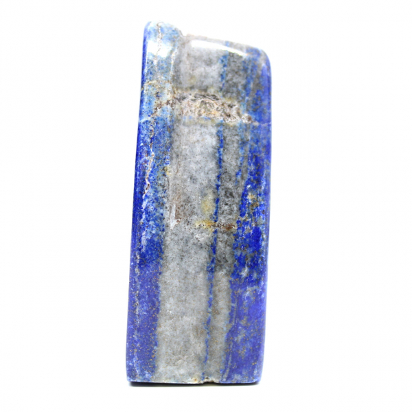 Bloque decorativo de lapislázuli azul pulido