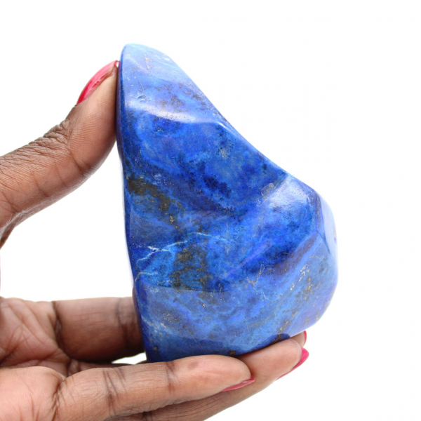 Adorno de lapislázuli pulido, pieza de colección