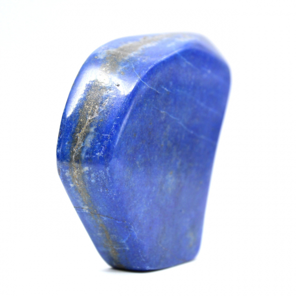 Ejemplar de lapislázuli pulido: calidad estética y científica