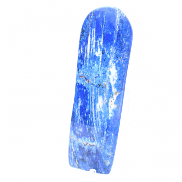 Mineral de lapislázuli pulido de Afganistán, forma libre