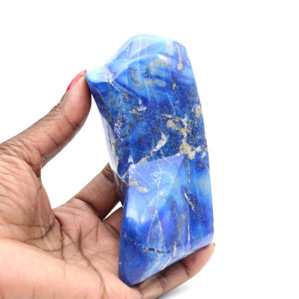 Lapislázuli pulido de Afganistán para una colección auténtica