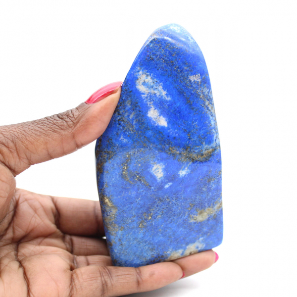 Lapislázuli, ejemplar pulido de Afganistán, estético