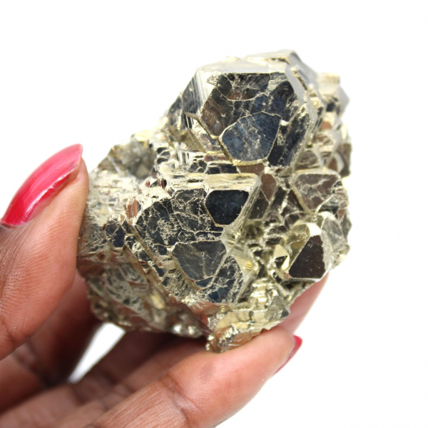 Piedra de Pirita mineral en bruto
