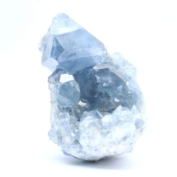 Pieza mineral de celestita azul de Madagascar