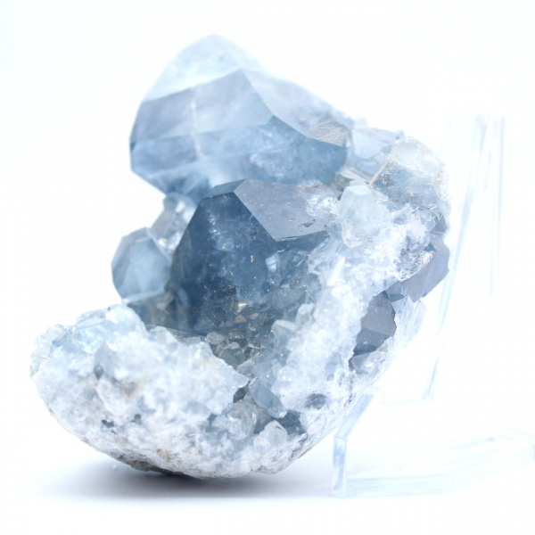 Pieza mineral de celestita azul de Madagascar
