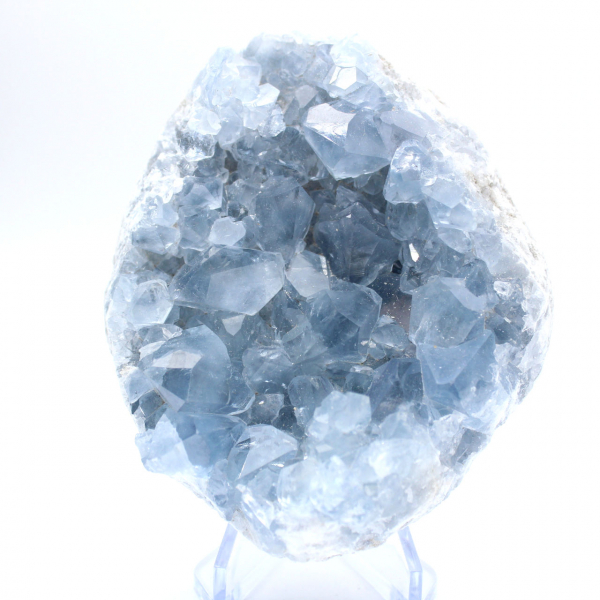 Celestita azul de geoda natural de Madagascar