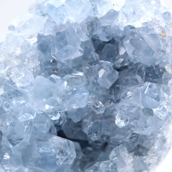 Geoda de celestita azul Madagascar pieza única