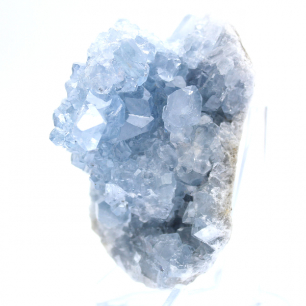 Auténtica geoda de celestita azul de Madagascar