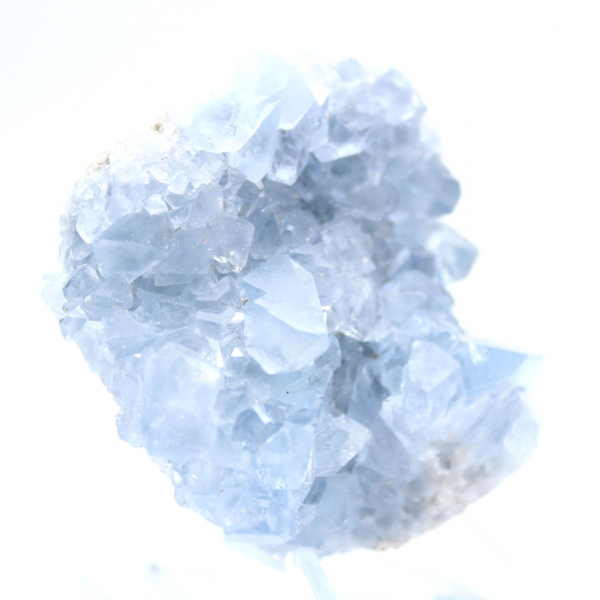 Geoda de celestita azul, mineral natural de Madagascar