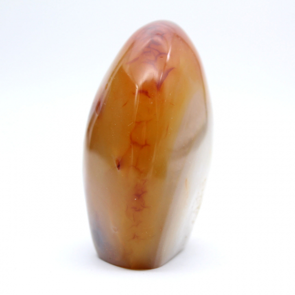 Adorno en miniatura de cornalina pulida - Piedra natural auténtica de Madagascar (250 g)