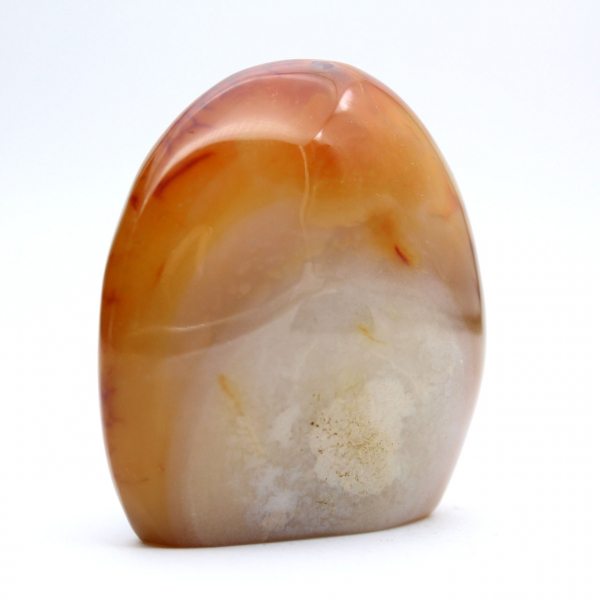 Adorno en miniatura de cornalina pulida - Piedra natural auténtica de Madagascar (250 g)