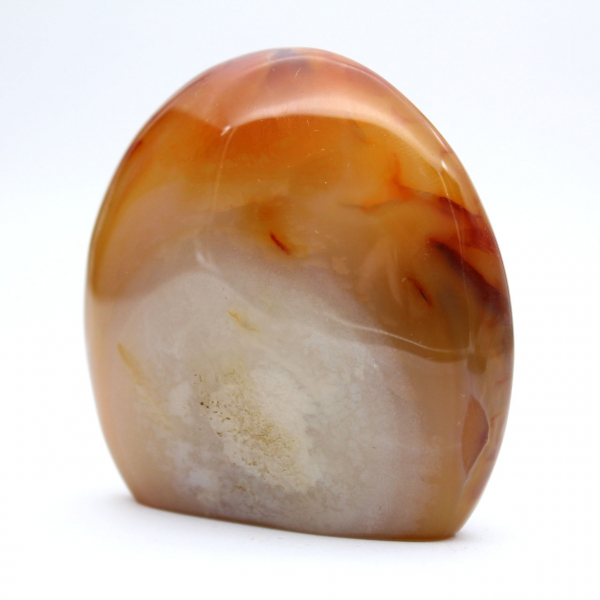 Adorno en miniatura de cornalina pulida - Piedra natural auténtica de Madagascar (250 g)