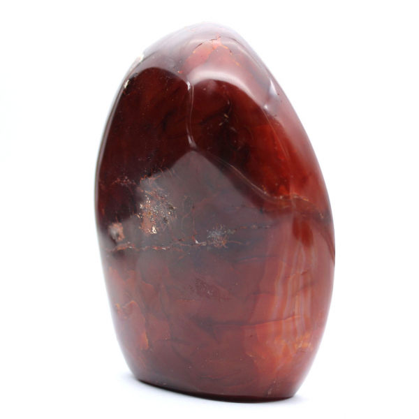 Adorno de cornalina pulida de calidad - Mineral natural coleccionable (Madagascar)