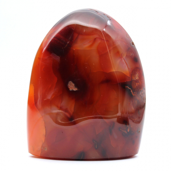 Cornalina pulida (pequeña pieza) - Mineral decorativo (Madagascar)