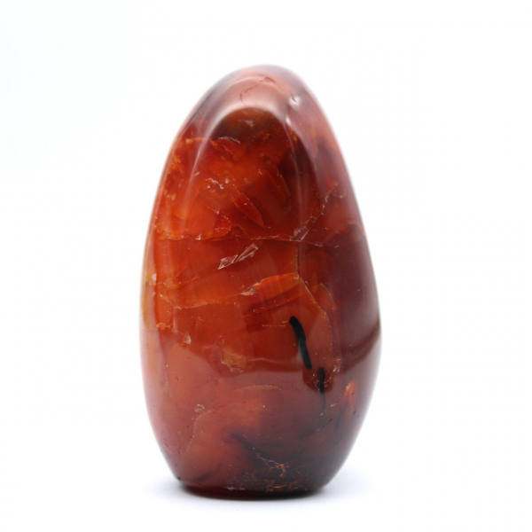 Microespécimen de cornalina pulida - Piedra natural decorativa (Madagascar)
