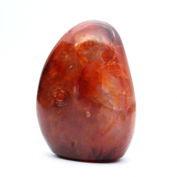 Microespécimen de cornalina pulida - Piedra natural decorativa (Madagascar)