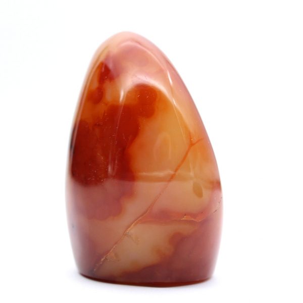 Adorno pequeño de cornalina pulida - Piedra natural coleccionable (Madagascar)