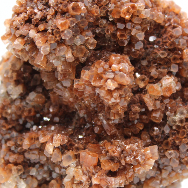 Aragonito marroquí en cristales marrones