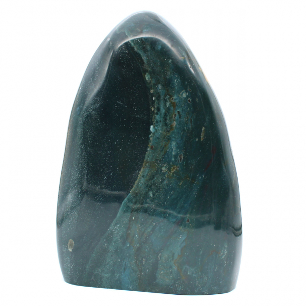 Gran piedra decorativa Jaspe verde pulido, mineral Madagascar