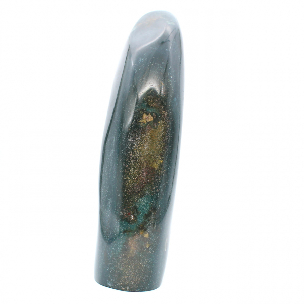 Gran piedra decorativa Jaspe verde pulido, mineral Madagascar