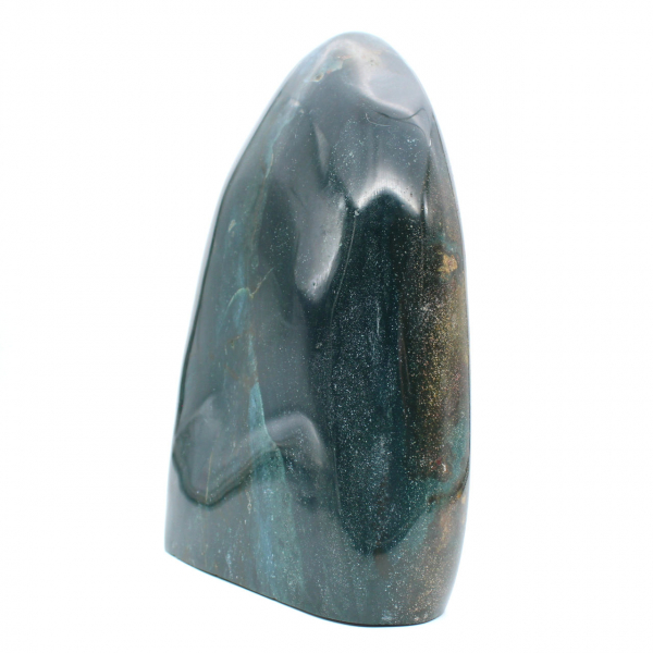 Gran piedra decorativa Jaspe verde pulido, mineral Madagascar