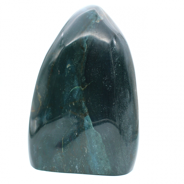 Gran piedra decorativa Jaspe verde pulido, mineral Madagascar
