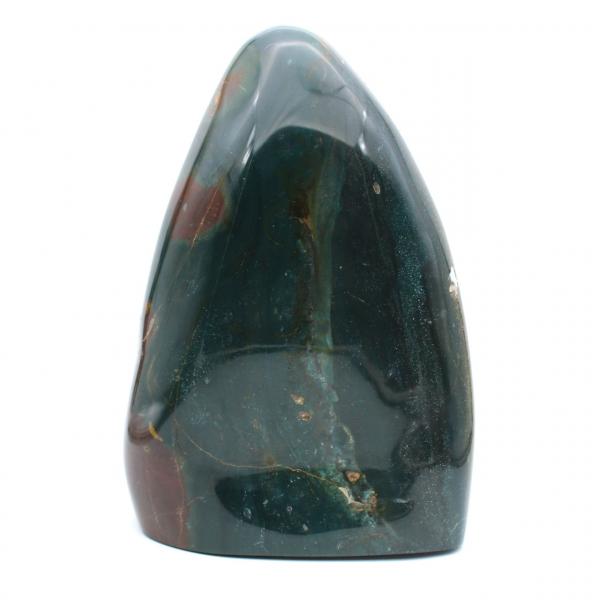 Jaspe verde pulido, adorno macizo, piedra natural, Madagascar