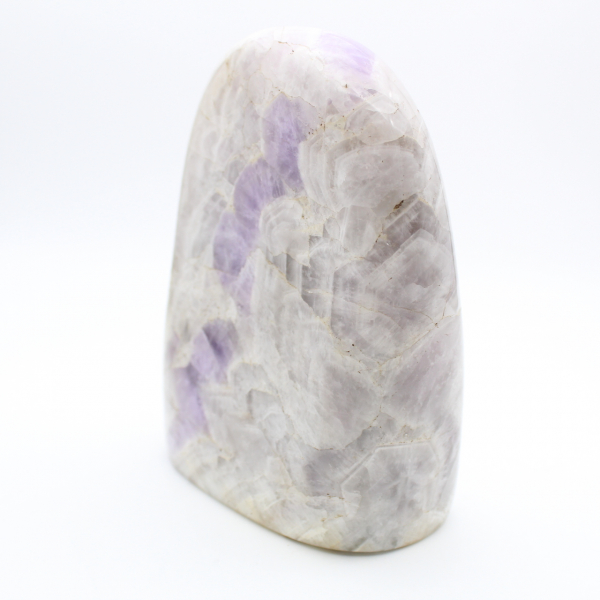 Amatista pulida, mineral macizo, ejemplar, Madagascar.