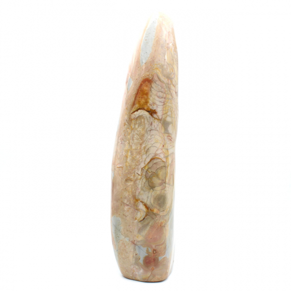 Gran piedra de jaspe pulida decorativa, mineral natural, Madagascar