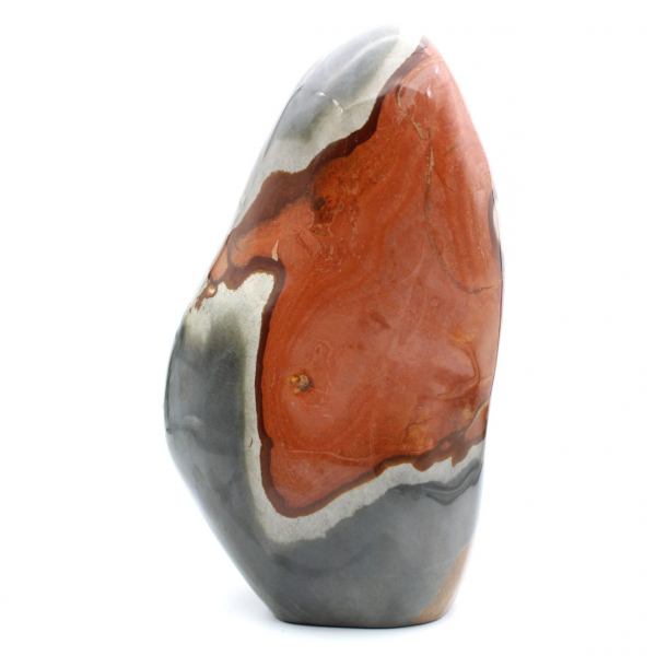 Adorno de jaspe pulido, piedra natural grande, Madagascar