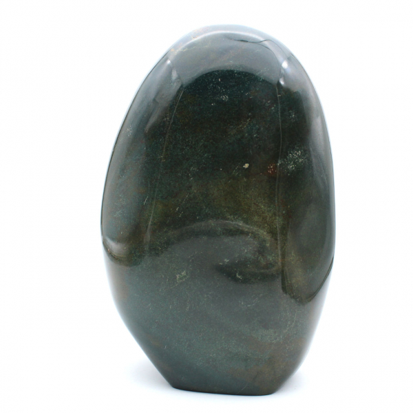 Gran piedra de jaspe verde pulida, ejemplar mineral, Madagascar