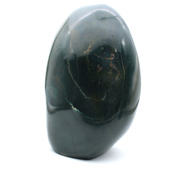 Gran piedra de jaspe verde pulida, ejemplar mineral, Madagascar
