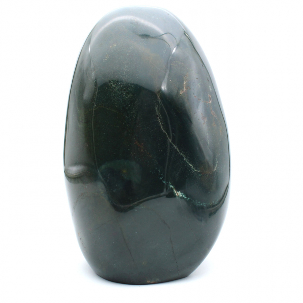 Gran piedra de jaspe verde pulida, ejemplar mineral, Madagascar