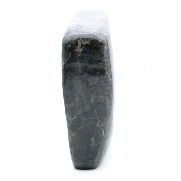 Labradorita pulida, adorno mineral XXL, pieza de colección, Madagascar