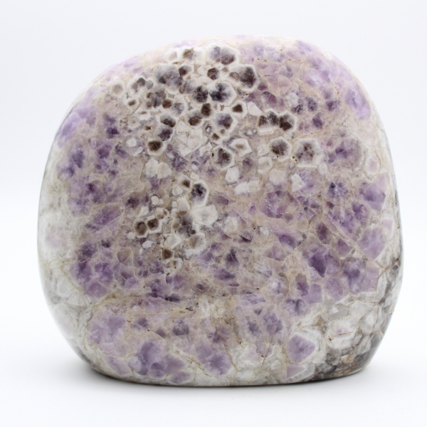 Amatista pulida, piedra natural decorativa, gran ejemplar, Madagascar