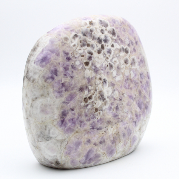 Amatista pulida, piedra natural decorativa, gran ejemplar, Madagascar