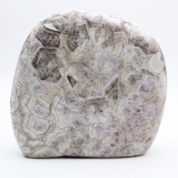 Amatista pulida, piedra natural decorativa, gran ejemplar, Madagascar