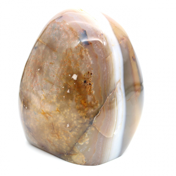 Cornalina pulida, adorno de piedra natural, gran formato, Madagascar