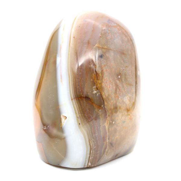 Cornalina pulida, adorno de piedra natural, gran formato, Madagascar