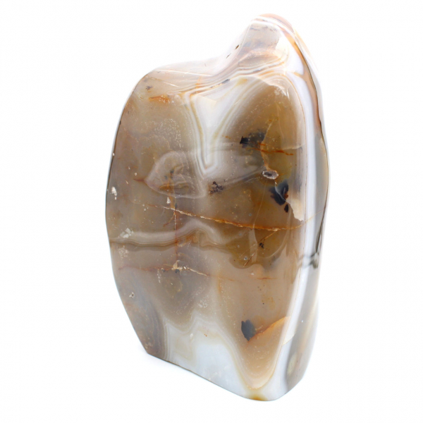 Piedra de cornalina pulida de Madagascar, decoración mineral XXL