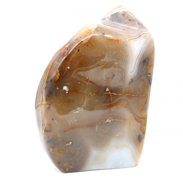 Piedra de cornalina pulida de Madagascar, decoración mineral XXL