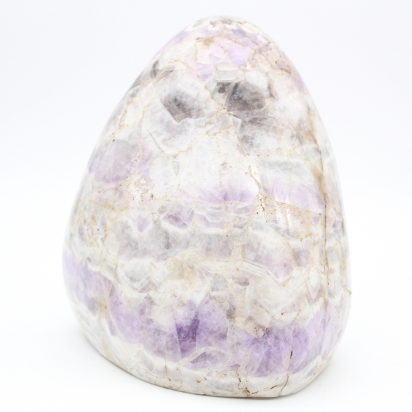 Amatista pulida, gran tamaño, Madagascar, adorno de piedra coleccionable.
