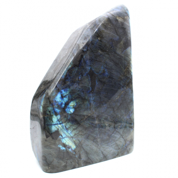 Gran piedra de labradorita pulida, prestigioso ejemplar decorativo, Madagascar